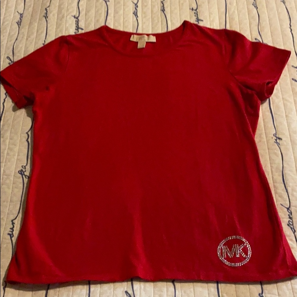 Michael Kors red shirt size L